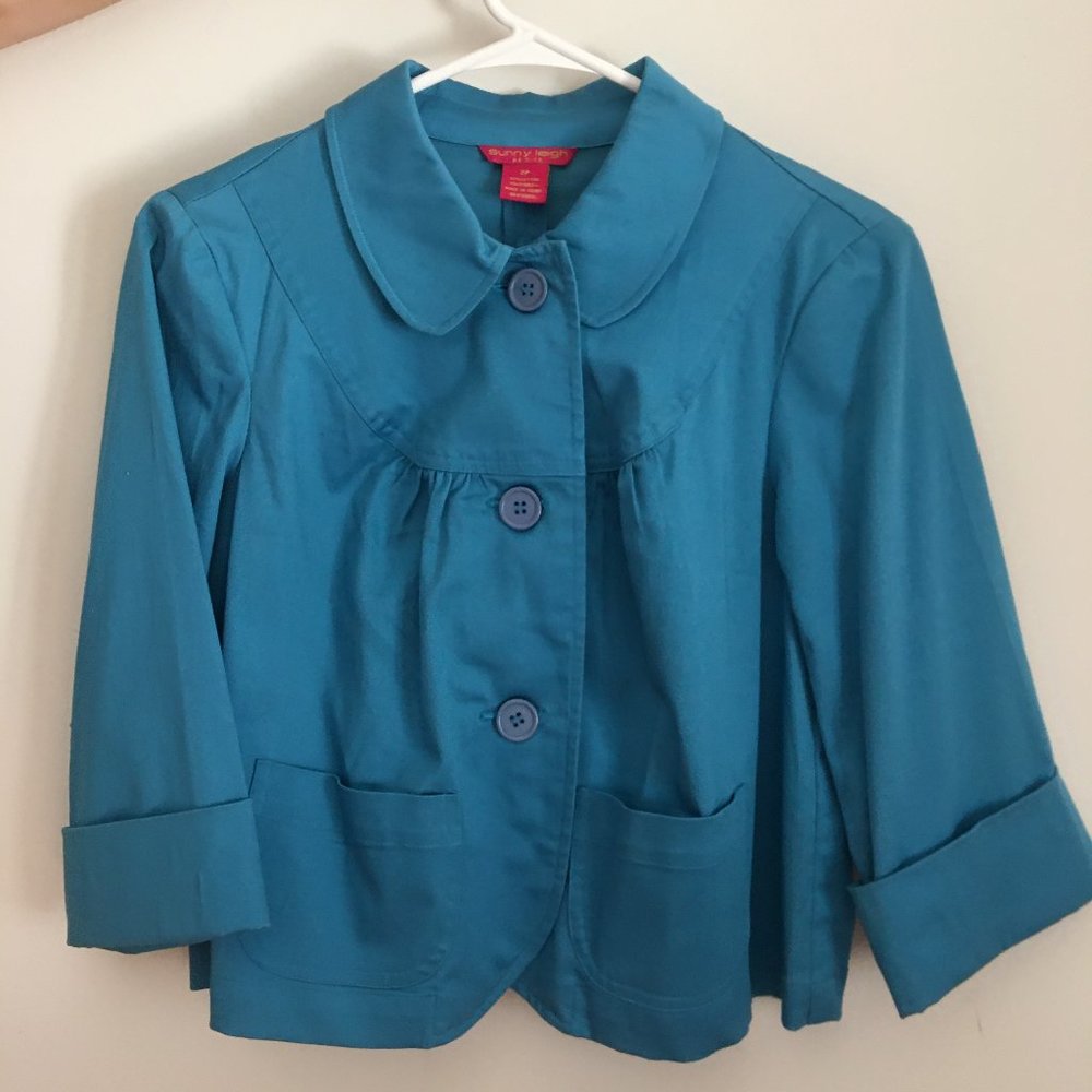 Sunny Leigh Cotton Jacket 3/4 sleeves - Size 2P